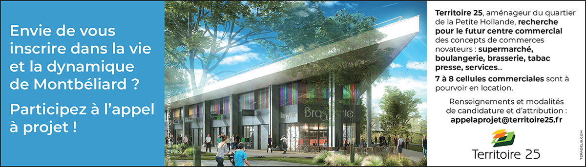 Les Hexagones à Montbéliard - Centre Commercial - Appel à projet